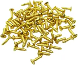 MUSICLILY 3MM ELECTRIC GUITAR PICKGUARD MOUNTING SCREWS FOR FENDER STRAT ST TELE