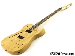 FENDER JA-90 JIM ADKINS THINLINE TELE BODY & NECK, TELECASTER NATURAL ASH