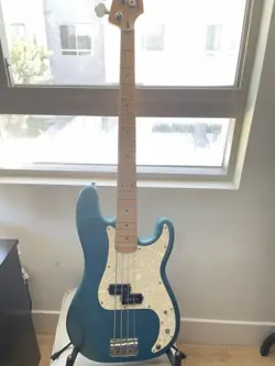 FENDER PLAYER PRECISION ELECTRIC BASS GUITAR - TIDEPOOL
