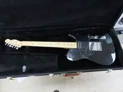 2004 FENDER AMERICAN STANDARD TELECASTER HS (BLACK) USA W/BLACK TWEED CASE