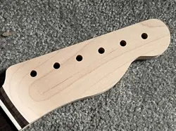 FENDER AMERICAN TELECASTER GUITAR NECK UNFINISHED CLAY DOTS STAINLESS STEEL