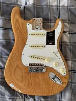 FENDER AV II AMERICAN VINTAGE 1973 STRAT LOADED BODY 73 AGED NATURAL