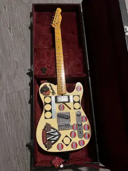 CUSTOM FENDER TELECASTER W/ GIBSON PICK UPS: TERRY KATH REPLICA ELECTRIC GUITAR