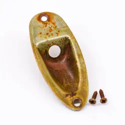 AGP â„¢ - FENDER Â® STRATOCASTER Â® STRAT Â® AGED RELIC NICKEL JACK PLATE #6112510