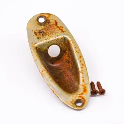 AGP â„¢ - FENDER Â® STRATOCASTER Â® STRAT Â® AGED RELIC NICKEL JACK PLATE #6112535