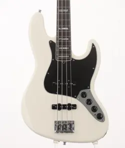 FENDER AMERICAN DELUXE JAZZ BASS N3 OLYMPIC WHITE