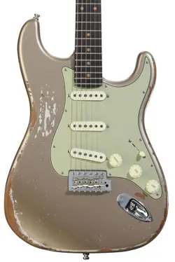 FENDER CUSTOM SHOP GT11 DELUXE STRATOCASTER ELECTRIC GUITAR - SHORELINE GOLD,