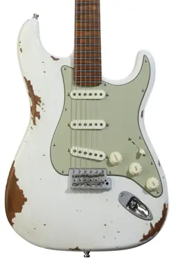 FENDER CUSTOM SHOP GT11 DELUXE STRATOCASTER ELECTRIC GUITAR - ARCTIC WHITE,