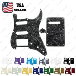 11 HOLE SSH 3 PLY GUITAR PICKGUARD&BACK PLATE MULTICOLOR FOR USA MIM FENDER ST