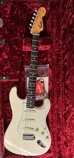 ELECTRIC GUITAR FENDER AMERICAN ORIGINAL 60S STRATOCASTER RW OLYMPIC WHITE 2020