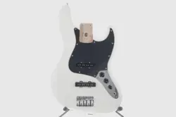 FENDER JAZZ BASS BODY PLAYER II SERIES POLAR WHITE FINISH FULLY LOADED!