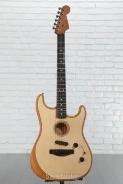 FENDER AMERICAN ACOUSTASONIC STRATOCASTER ACOUSTIC-ELECTRIC GUITAR - NATURAL
