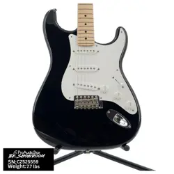 USED FENDER 2015 CUSTOM SHOP ERIC CLAPTON STRATOCASTER - BLACK W/OHSC