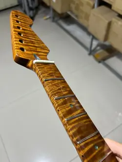 4A 22FRETS ROASTED FLAME MAPLE ROSEWOOD ELECTRIC GUITAR NECK FENDER START