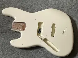 LEFTY LEFT HANDED FENDER AMERICAN PROFESSIONAL II JAZZ BASS BODY WHITE