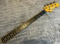 WARMOTH - FENDER STYLE CUSTOM P BASS NECK - ROSEWOOD - W/SCHALLER TUNERS - MINT!