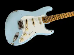 2024 FENDER CUSTOM SHOP LIMITED EDITION '56 STRATOCASTER RELIC, FADED SONIC BLUE