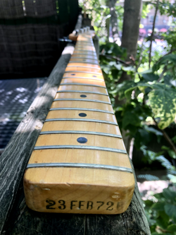 1972 FENDER TELECASTER BASS NECK