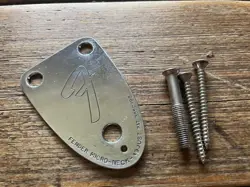 VINTAGE 1976-81 FENDER 3 BOLT NECK PLATE - WITH SCREWS STRATOCASTER STRAT