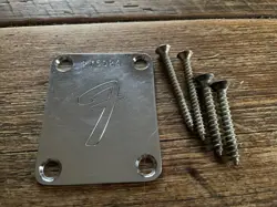 VINTAGE  FENDER NECK PLATE USA 1969 PRECISION TELE JAZZ