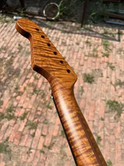 AAAA ROSEWOOD 21FRETS FENDER STRAT ROASTED FLAME MAPLE ELECTRIC GUITAR NECK