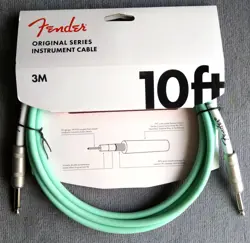 FENDER CABLE ORIGINAL SERIES INSTRUMENT CABLE 3 M SURF GREEN