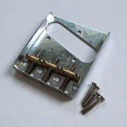 CUSTOM VINTAGE RELIC TELE ASHTRAY BRIDGE NICKEL AGED BRASS SADDLES FOR FENDER