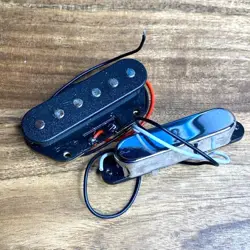 2 TELE SINGLE COIL PICKUPS FENDER STYLE CERAMIC GUITAR TELECASTER USED