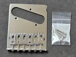 2023 FENDER PLAYER TELECASTER 6 SADDLE 4-SCREW MOUNT BRIDGE TELE ELECTRIC GUITAR