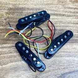 3 SINGLE COIL SSS PICKUPS CERAMIC TO FIT STRAT FENDER STYLE GUITAR STRATOCASTER