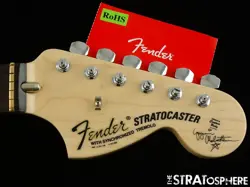 USA FENDER YNGWIE MALMSTEEN STRATOCASTER NECK + TUNERS STRAT, SCALLOPED ROSEWOOD