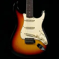FENDER 1966 STRATOCASTER BOUND NECK SUNBURST