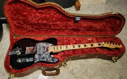 CUSTOM FENDER LTD ED BRAD PAISLEY B & G BENDER TELECASTER WITH VINTAGE CASE