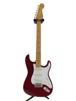 FENDER JAPAN   ELECTRIC GUITAR   STRAT TYPE   RED   SSS   SYNCHRO TYPE   ST57