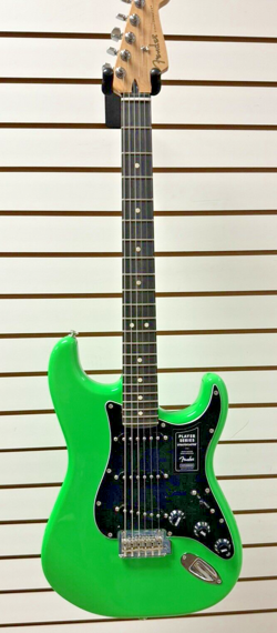 FENDER PLAYER LEAD II ELECTRIC GUITAR,, NEON GREEN, MAPLE