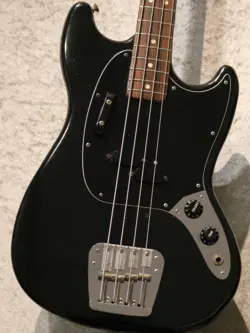 FENDER 1977 MUSTANG BASS -BLACK- USED ELECTRIC BASS