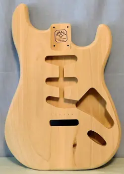 UNFINISHED FENDER STRATOCASTER STYLE GUITAR BODY-POPLAR