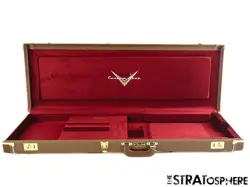 FENDER CUSTOM SHOP STRATOCASTER TELE * G+G BROWN HARDSHELL CASE 1959 RELIC STRAT