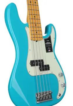 FENDER AMERICAN PROFESSIONAL II PRECISION BASS V - MIAMI BLUE WITH MAPLE