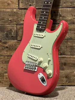 FENDER CUSTOM SHOP 1963 STRATOCASTER RELIC -AGED FIESTA RED- #CZ574348 #GGCBS