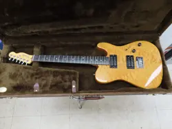 2004 FENDER AMERICAN DELUXE TELECASTER HH, QUILTED MAPLE, NATURAL W/ DELUXE CASE