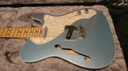 FENDER USA MYSTIC BLUE ELITE THINLINE TELECASTER