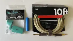 HILLMAN TONE BAR  3 X 3/4 AND FENDER GUITAR / INSTRUMENT CABLE 10 FEET