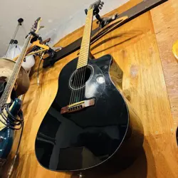 FENDER ACOUSTIC GUITAR CD-60CE BLK SAFE DELIVERY FROM JAPAN