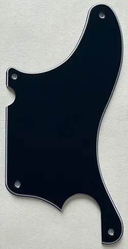 3 PLY BLACK PICKGUARD FIT FENDER TELE CABALLO TONO LIGERO STYLE GUITAR PARTS