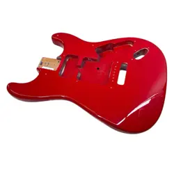 GENUINE FENDER SQUIER AFFINITY STRAT GUITAR BODY RED PROJECT PARTS 2001