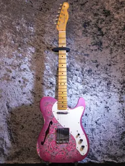 2021 FENDER CUSTOM SHOP LTD ED RELIC 50S THINLINE PINK PAISLEY TELECASTER W/OHSC