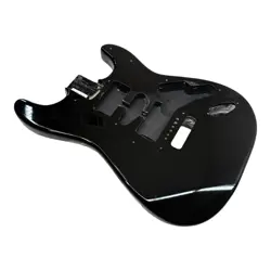 GENUINE FENDER SQUIER AFFINITY STRAT GUITAR BODY BLACK PROJECT PARTS 2007