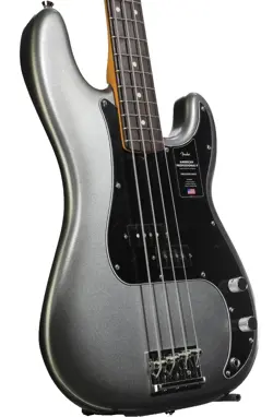 GUITAR FENDER AMERICAN PROFESSIONAL II PRECISION BASS - MERCURY WITH ROSEWOOD