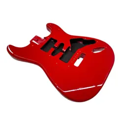 GENUINE FENDER SQUIER AFFINITY STRAT GUITAR BODY RED PROJECT PARTS 2003